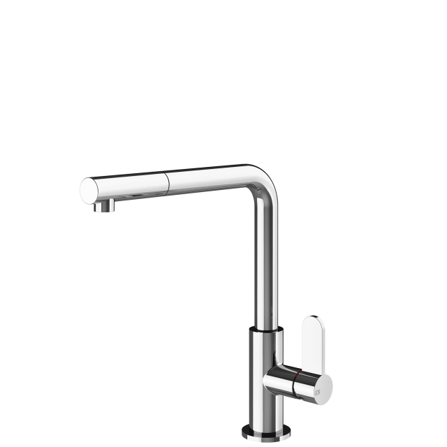 Gessi Helium Right Angle Round Pull Out Mixer