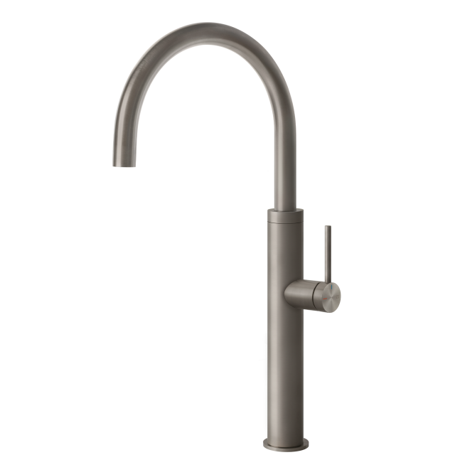 Gessi 316 Smooth Goose Neck Swivel Mixer