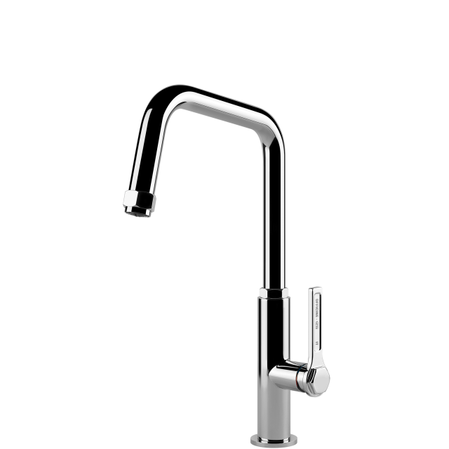 Gessi Officine Square Goose Neck Swivel Mixer