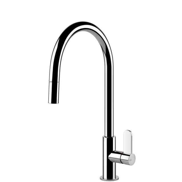 Gessi Helium Goose Neck Pull Out Mixer