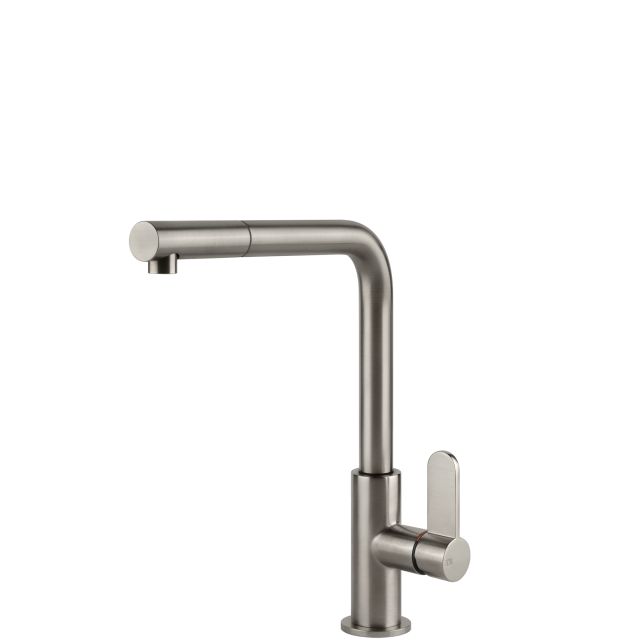 Gessi Acciaio Right Angle Pull Out Mixer
