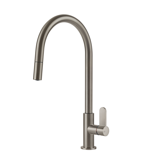 Gessi Acciaio Goose Neck Pull Out Mixer