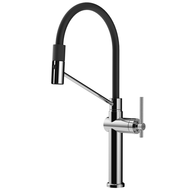 Gessi Habito Goose Neck Semi-Professional Spray Mixer