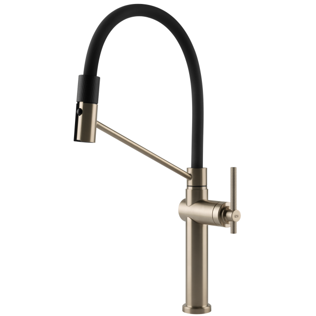 Gessi Habito Goose Neck Semi-Professional Spray Mixer