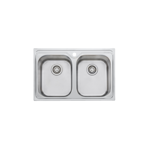 Diaz Double Bowl Universal Sink