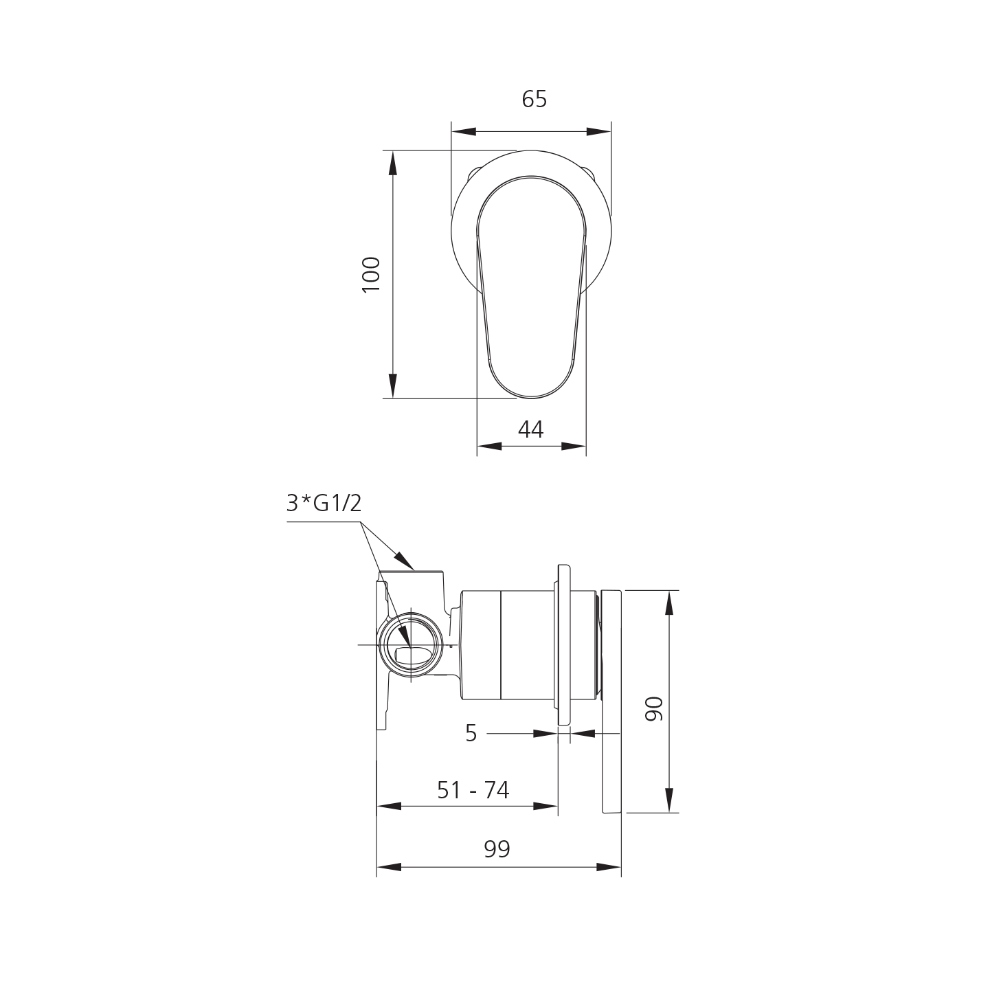 Full trim kit and unibody assembly.