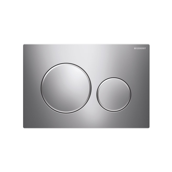 Concealed Cistern Flush Plate with Round Buttons