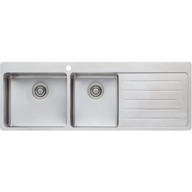 Sonetto 1 & 3/4 Bowl Topmount Sink With Drainer