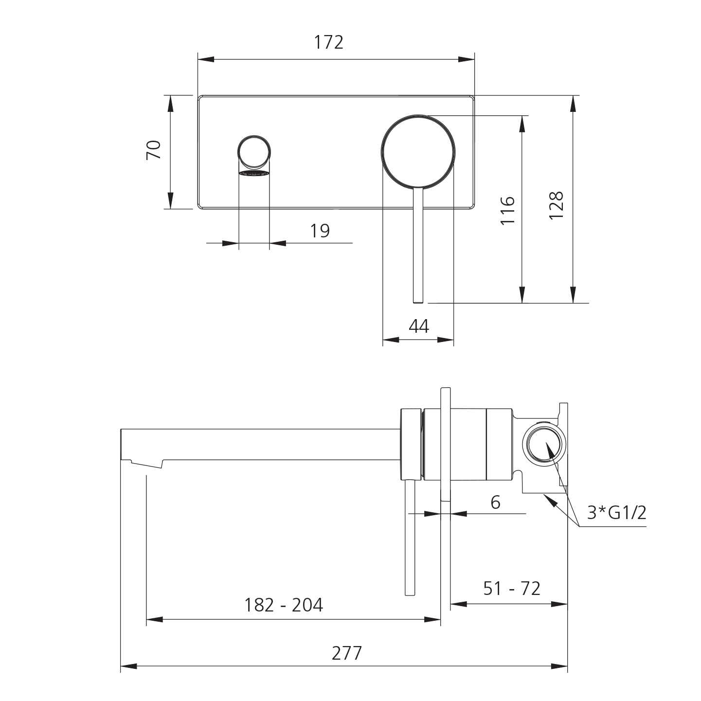 Full trim kit and unibody assembly.