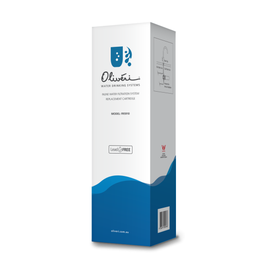 Inline Water Filtration System Replacement Cartridge for Standard Water Use