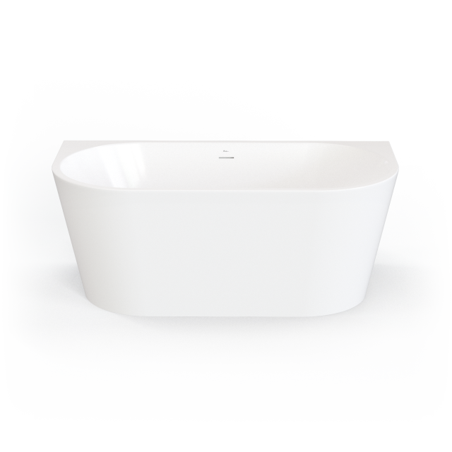 Naples Back To Wall Bath With Overflow 1500mm