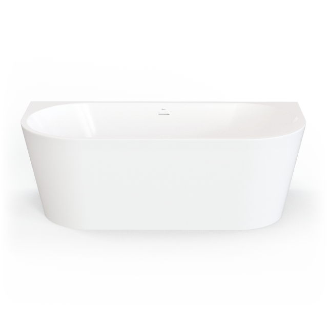 Naples Back To Wall Bath With Overflow 1700mm