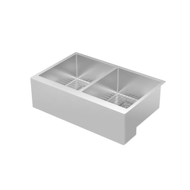 Professional Butler Series Double Bowl Sink With Apron